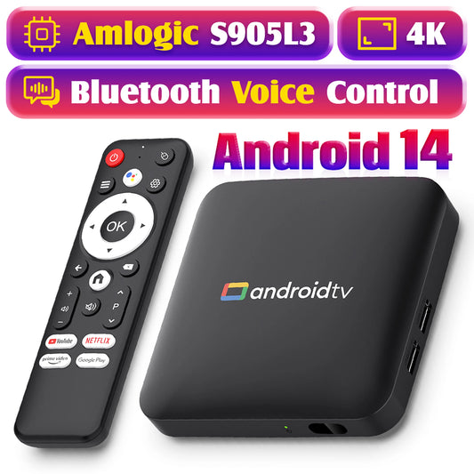 Android TV Box H96 Max S905L3 TV Box Home Theater Bluetooth con reproductor multimedia Google Voice 2GB 16GB 4K Video Set Top Box