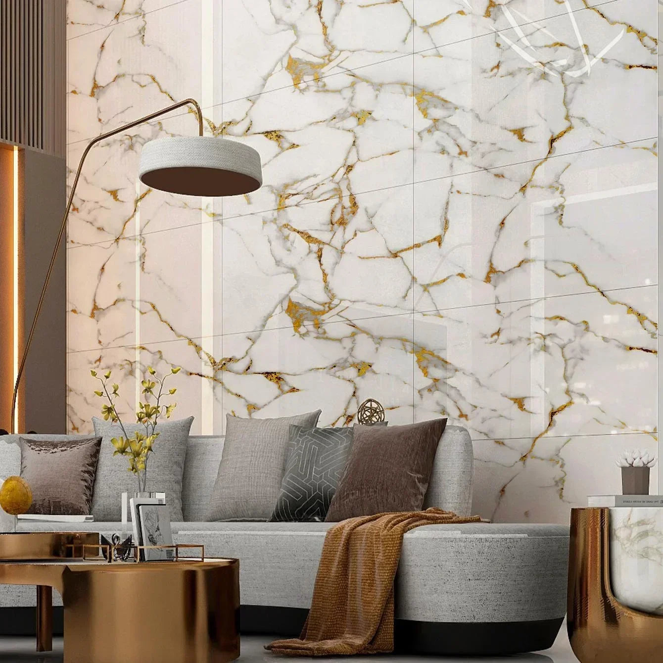 10-50 piezas de azulejos de cerámica 3D de imitación de mármol para renovación de pared, adhesivos decorativos, impermeables, autoadhesivos, papel tapiz Homeelf-adhesivo