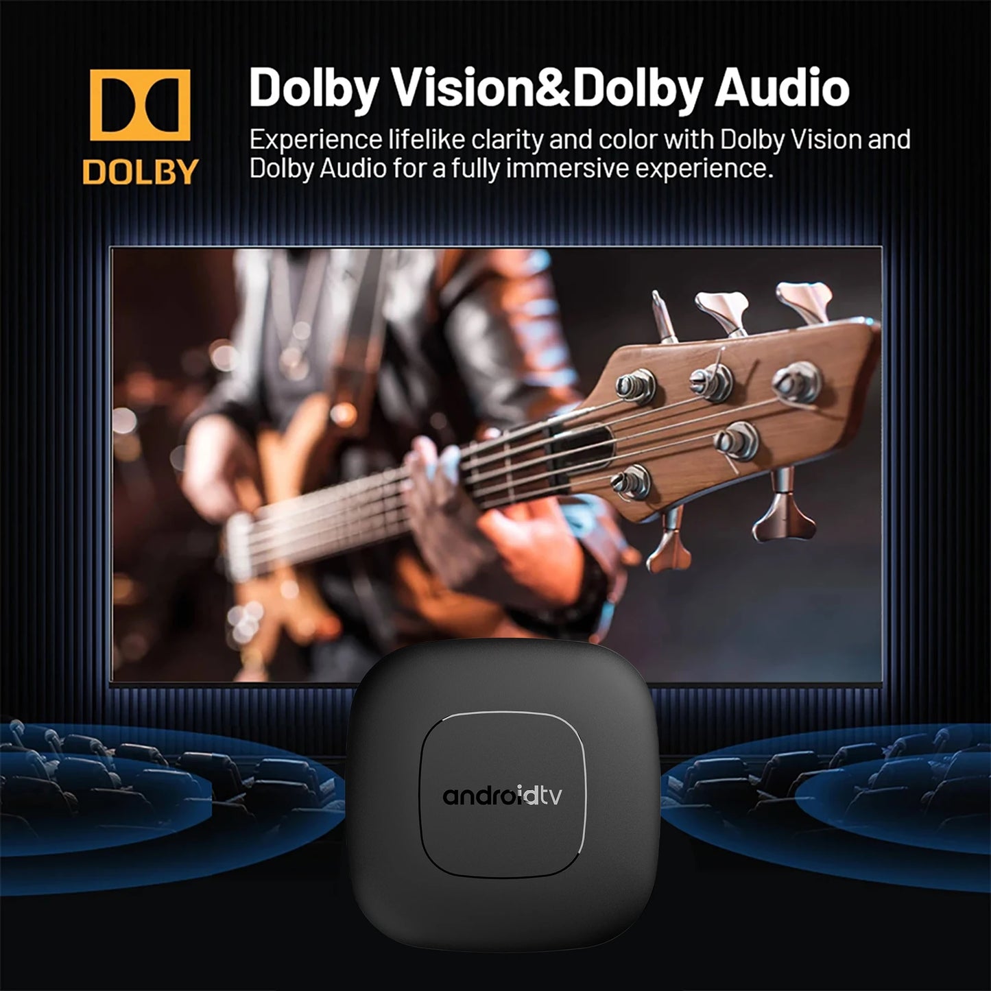 Android16 Smart Home Theater TV Box AllwinnerH313 Google Assistant Netflix Streaming Bluetooth Media Player 2G16G 2.4G5G Wifi T1